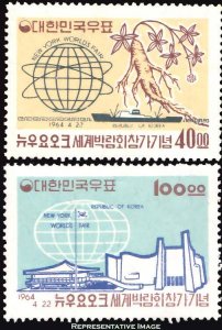 Korea Scott 432-433 Mint never hinged.