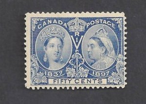 CANADA # 60i MINT NH 50c DEEP ULTRAMARINE JUBILEE BS31547