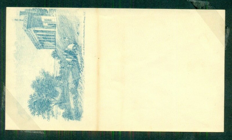 CIVIL WAR PATRIOTIC COVER, Estate, trees, family, side cachet, VF