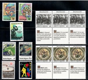 UN 1989 Complete Year Of UNPA Issued In Vienna , Mint VF OG NH - I Combine S/H