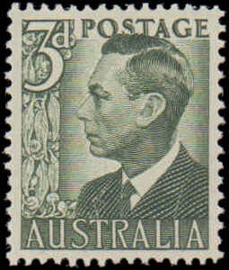 Australia #230-233, Complete Set(4), 1950-1951, Royalty, Never Hinged