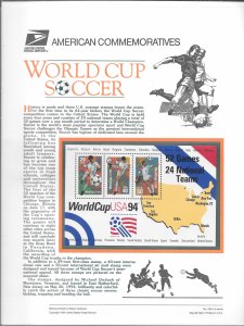 Just Fun Cover #2837 WORLD CUP SOCCER Commemorative Panel (10732) (Stock Photo)