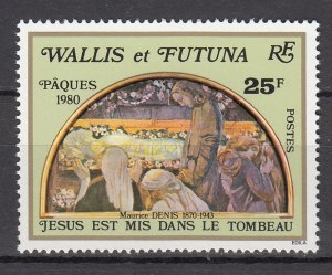 WALLIS ET FUTUNA SC# 255 EASTER, PAQUES 1980 MNH