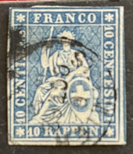 Switzerland #27 Used- SCV=$32.50