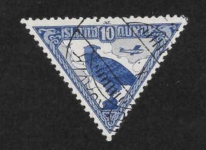 Iceland Scott C3 Used NH - 1930 Gyrfalcon Air Post - SCV $75.00