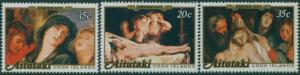 Aitutaki 1977 SG221-223 Easter set MLH