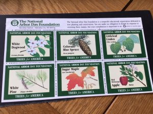 United States Arbor Day mint never hinged stamps for collecting A13039