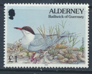 Alderney  SG A76  SC# 86  Birds  MNH  see scan