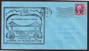 Dollar Box - 1000 Islands Bridge Dedication - 1938 - Clayton