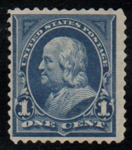 US #264 VF mint, large margins, no gum, super nice