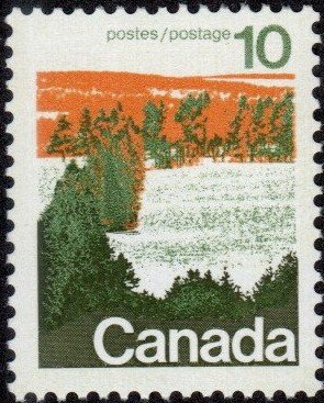 Canada 594 - Mint-H - 10c Forest, Central Canada (1972) (swcv $1.75)