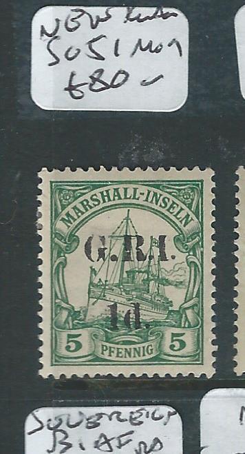 NEW BRITAIN (P3112B) ON MARSHALL ISLANDS 1D/5PF SG 51  MOG