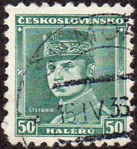 Czechoslovakia 208 - Used - 50h Gen. Milan Stefanik (1935) (3)