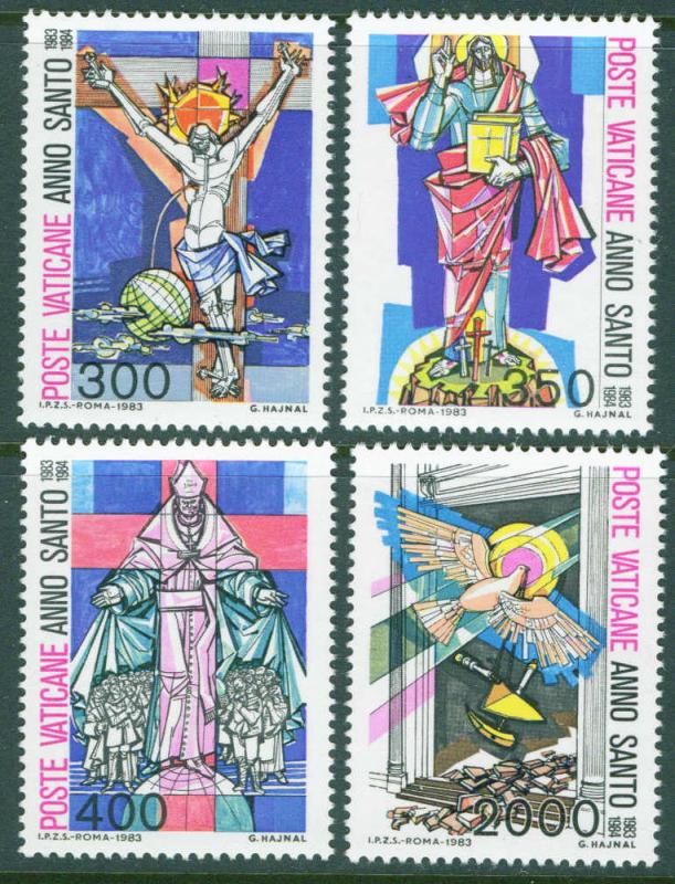 VATICAN Scott 721-4 MNH** 1983 art stamp set CV $4.20