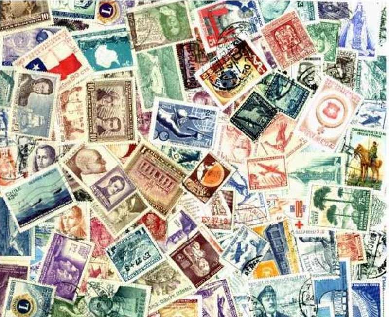 Chile Stamp Collection - 200 Different Stamps