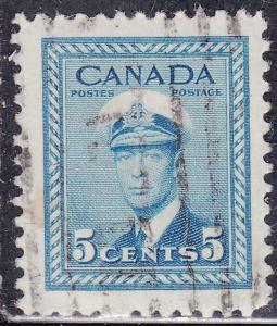 Canada 255 King George VI WWII War 1942