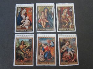Burundi 1976 Sc B71-3,CB41-3 Christmas Religion set MNH