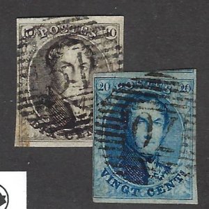 Belgium SC#10-11 Used F-VF SCV$18.00...Worth checking!