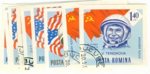 ROMAINA C151-160 IMPERF USED BIN $2.00