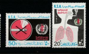 1981 Saudi Arabia   Anti Smoking campaign   Collection of Mideast   Mint NH Set