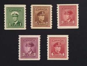 Canada 263-7 Set VF MNH