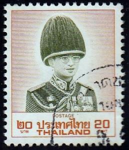 Thailand #1249 used, King Bhumibol Adulyadej issued 1989.