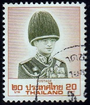 Thailand #1249 used, King Bhumibol Adulyadej issued 1989.