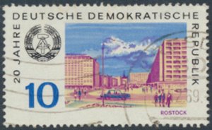 German Democratic Republic  SC# 1129  Used  GDR 20th Anniversary see details ...