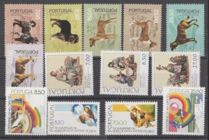 1981 Portugal 4 MNH* Set / Dogs / Christmas / St. Anthony / May Day 19901-