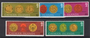 Cayman Islands 372-376 NH  CV$3.40