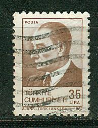 Turkey Scott # 2207, used