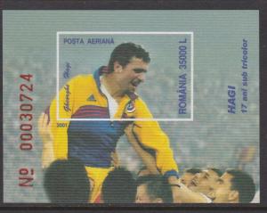 Romania 2001 Gheorge Hagi SS Scott (4447) MNH
