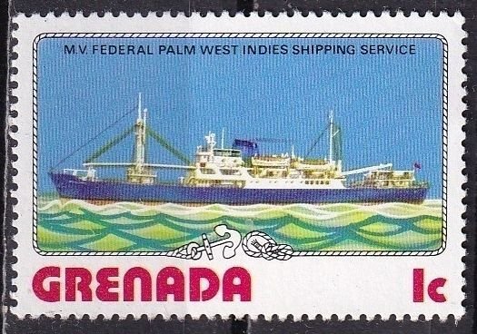 Grenada 764 (mnh) 1c ships: MV Federal Palm (1976)