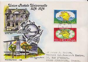 St. Helena, First Day Cover, U.P.U. Universal Postal Union