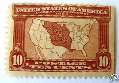 USA 327: 10c Louisiana Purchase, M, HR, SE