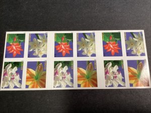 Scott#4862-4865 Forever Winter Flowers Booklet Of 20 Stamps MNH-2014-US