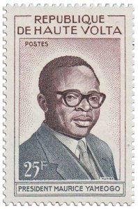 UPPER VOLTA - 1960 - President Yameogo - Perf 1v - Mint Never Hinged