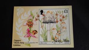 Isle of Man 1995 Mushrooms Mint