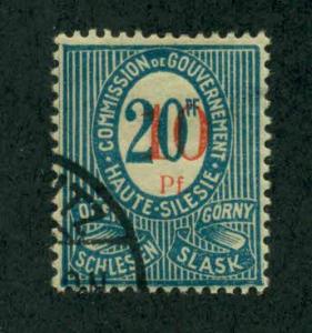 Upper Silesia 1920 SC# 12a U SCV (2018) = $3.25