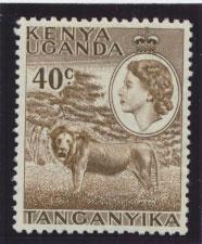 Kenya Uganda Tanganyika SG 172  Mint Never Hinged light small bend on reverse 