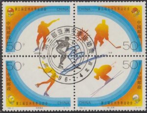 China PRC 1996-2 The 3rd Asian Winter Games Stamps Set of 4 Fine Used