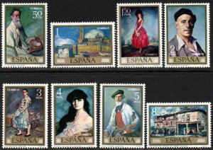 Spain Sc #1663-1670 Mint Hinged