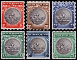 Bahamas Scott 85-86, 88-89, 90-91 (1921-34) Mint H-LH F-VF, CV $109.00 M