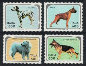 Italy Dogs 4v SG#2242-2245