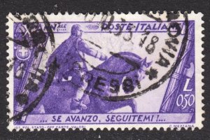 Italy Scott 297 F to VF used. Lot #A.  FREE...