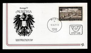 Austria 1977 FDC Europa!