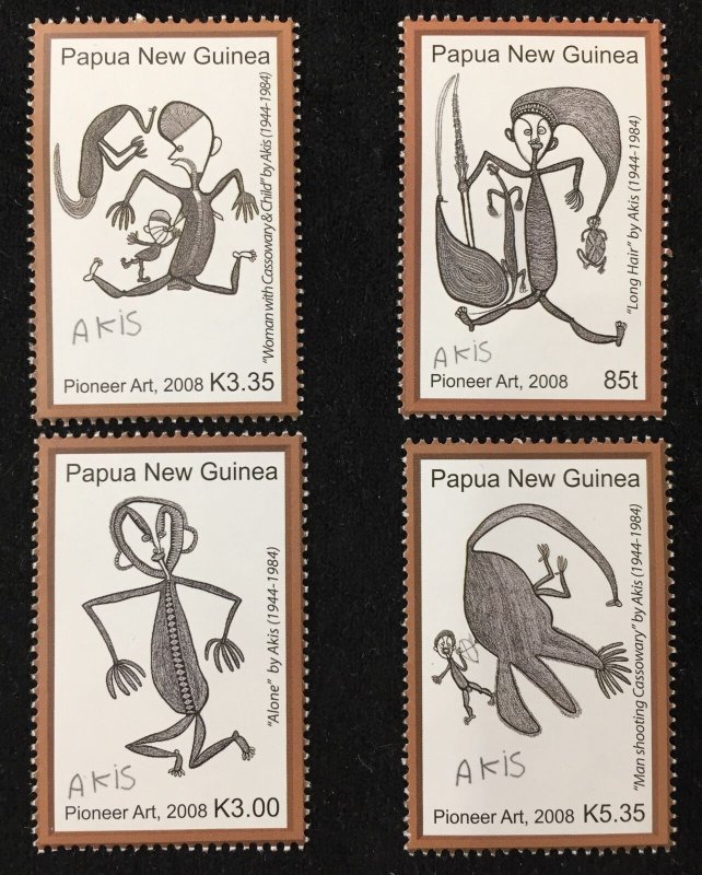 Papua New Guinea Flying Fox by Akis Pioneer Art 2008 MNH+Sheets (6 Items) PAP5