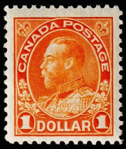 Canada Scott 122 (1923) Mint VLH VF, CV $85.00 B