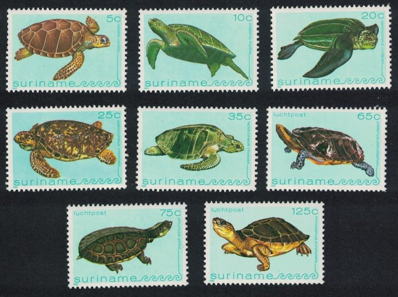 Suriname Turtles 8v 1982 MNH SG#1064-1071