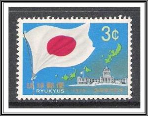 Ryukyu Islands #206 Flag MNH